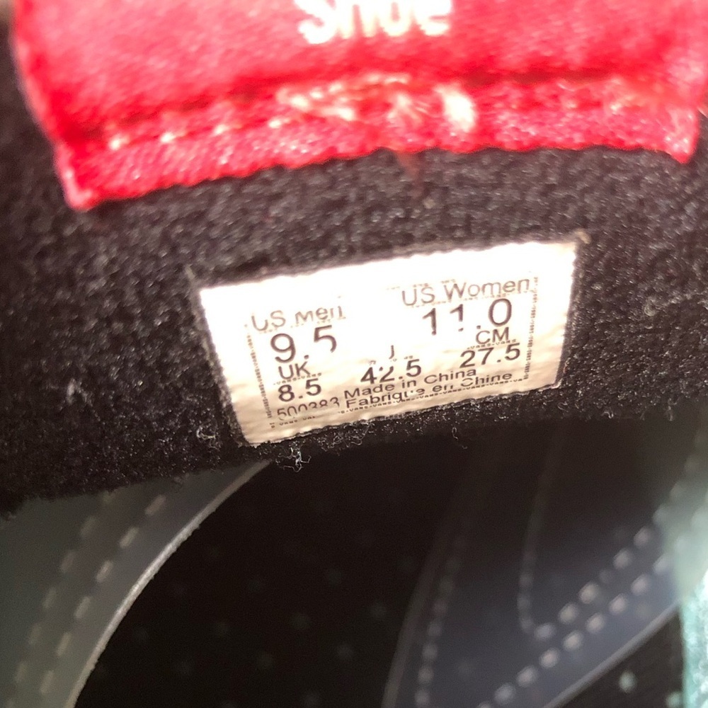 🍄Vans Red High-Tops with Checkered Laces🍄 - Picture 12 of 15